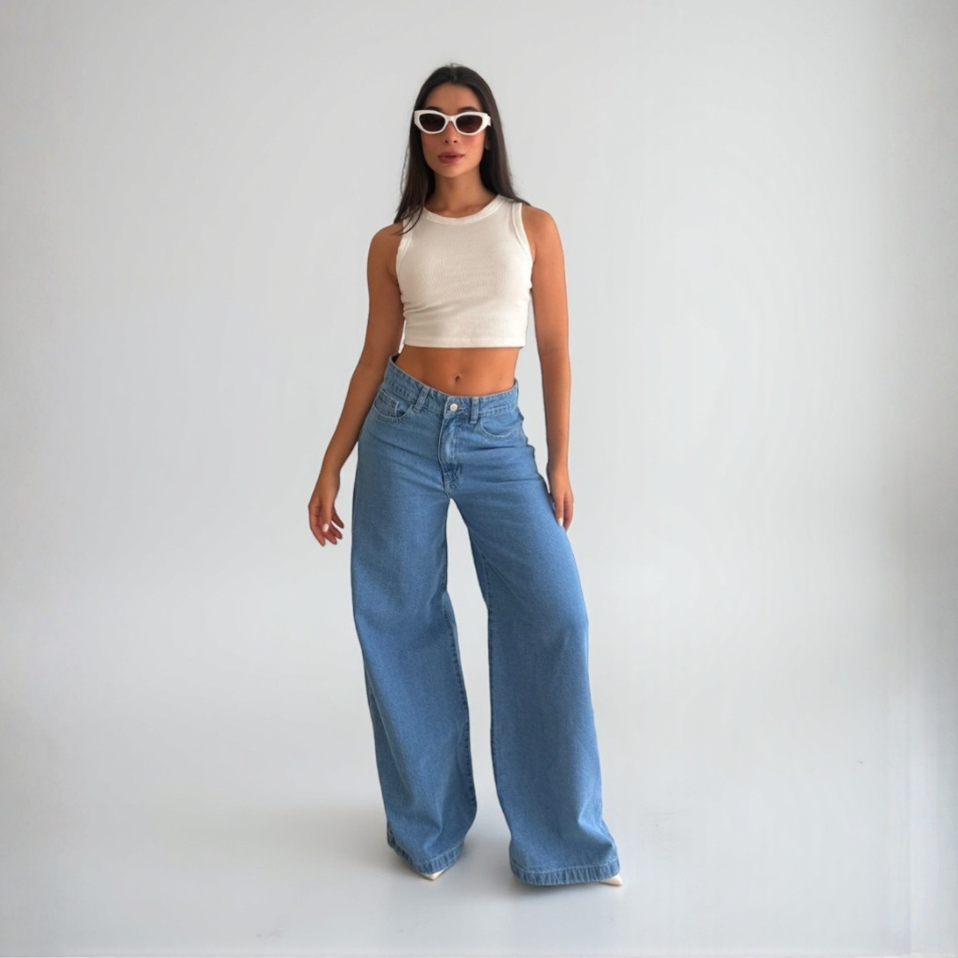 Essenzia — Classic Wide Leg Jean