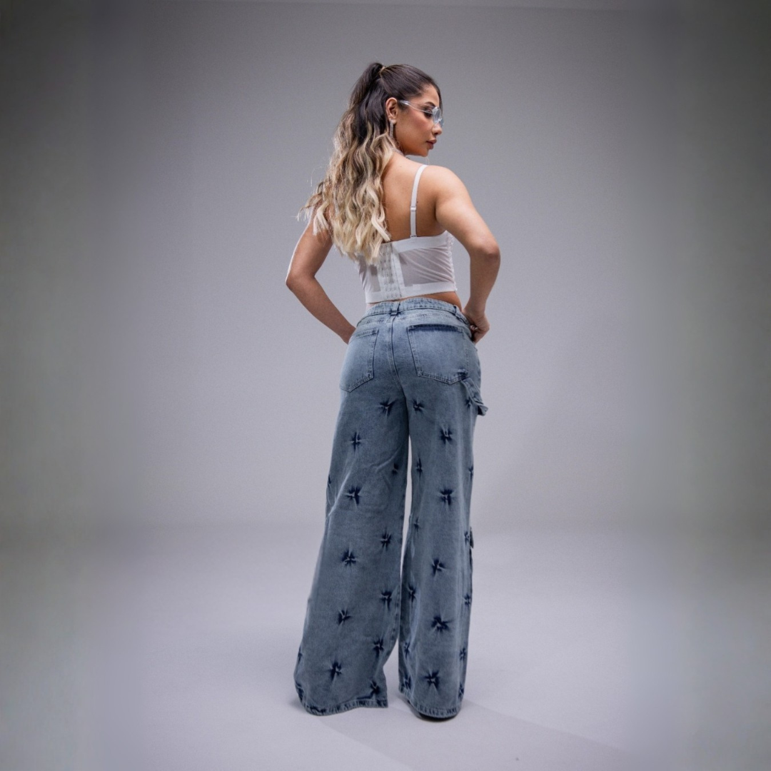 Rebel — Cargo Wide-Leg Jean