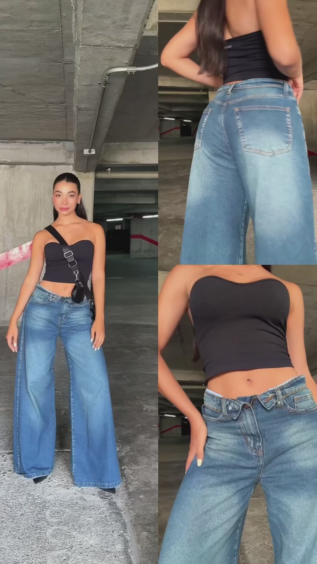 Volta — Palazzo Jean with Folded Waistband