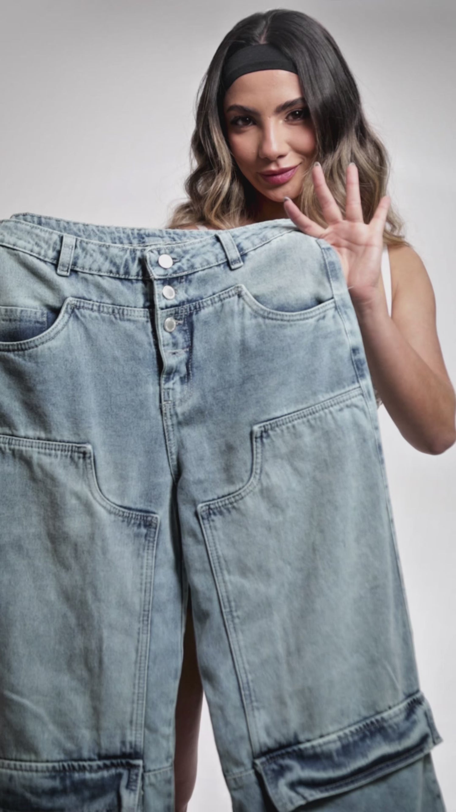 Rebel — Cargo Wide-Leg Jean